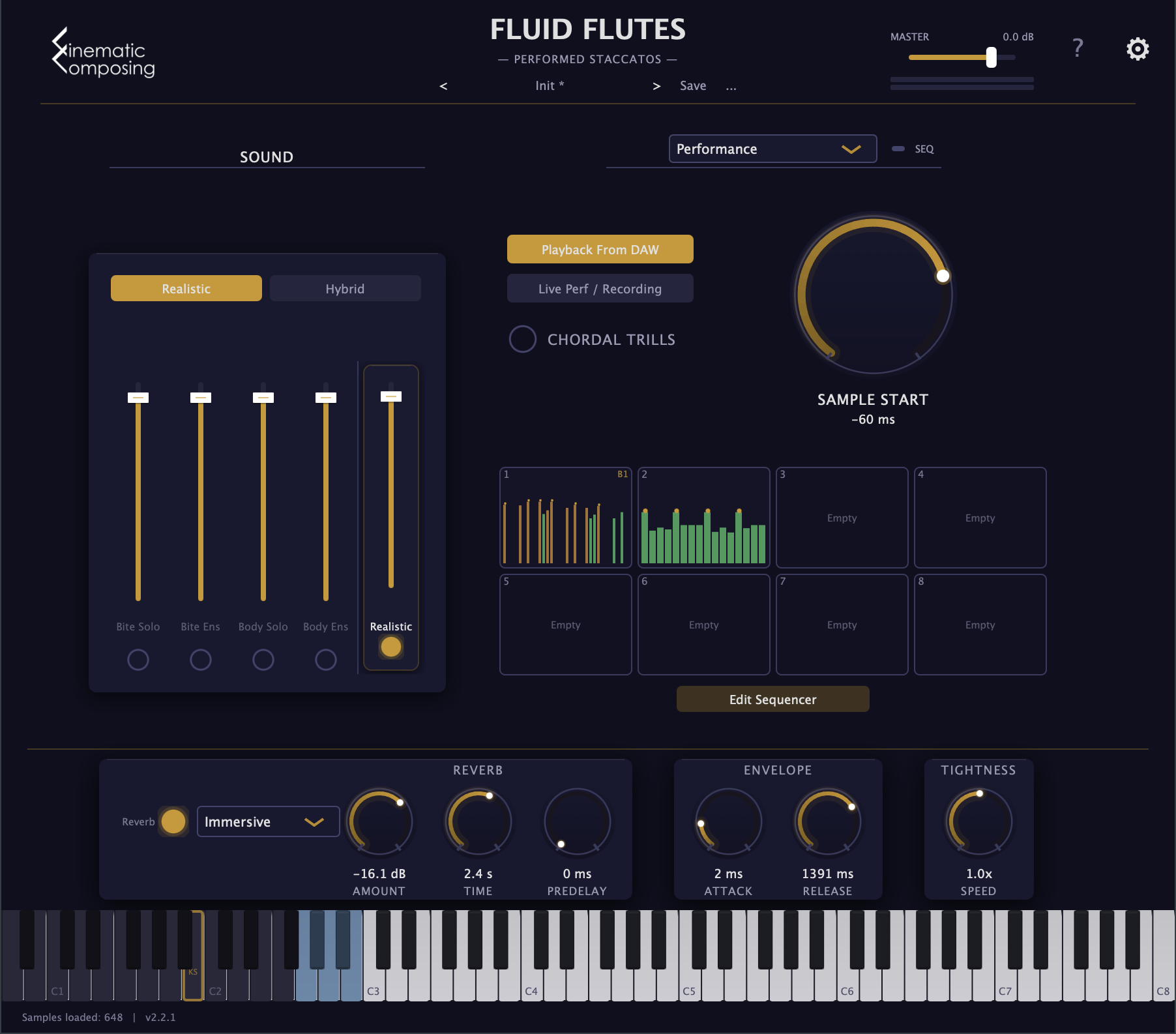 CC-Sampler main screen